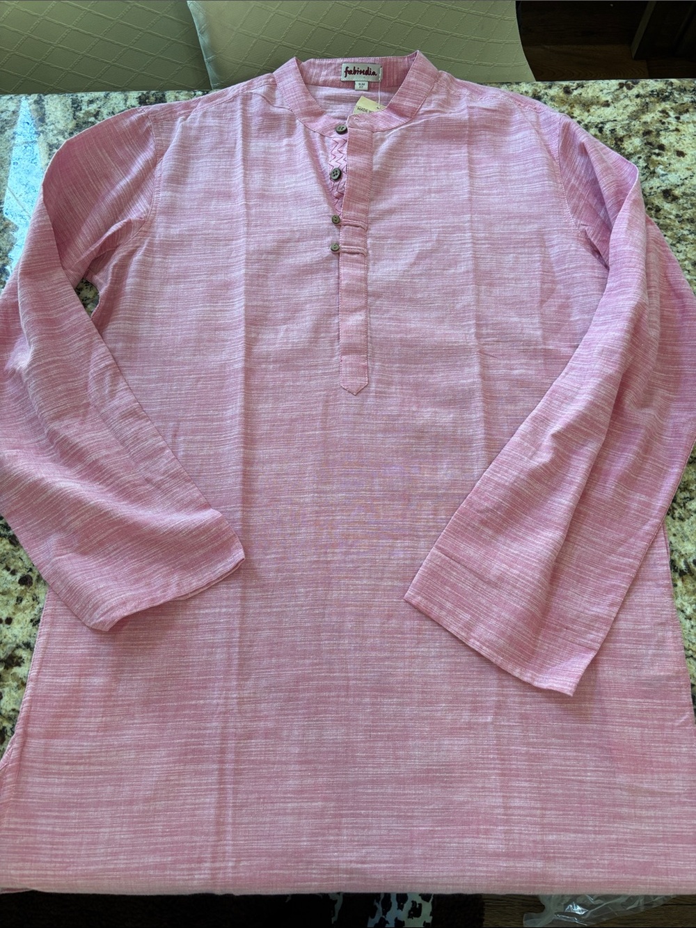 fabindia Pink Men’s Tunic